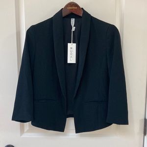 Mural curve blazer black S